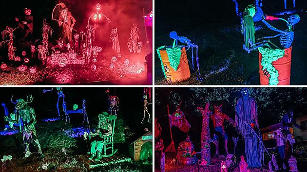 Poughkeepsie, NY Family Transforms Front Yard into Haunted Halloween Attraction