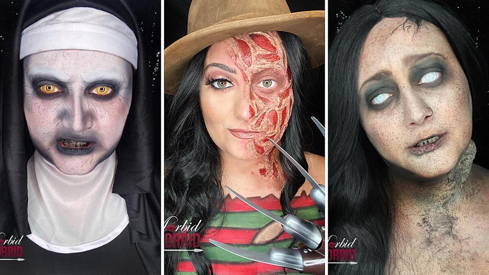 SFX Makeup Artist Doing Live Halloween Makeup Demo in Wappingers Falls, NY