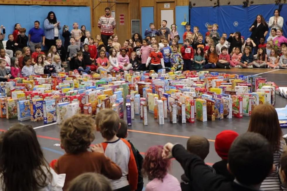 Kingston School Gets Creative With Cereal Boxes for Great Cause