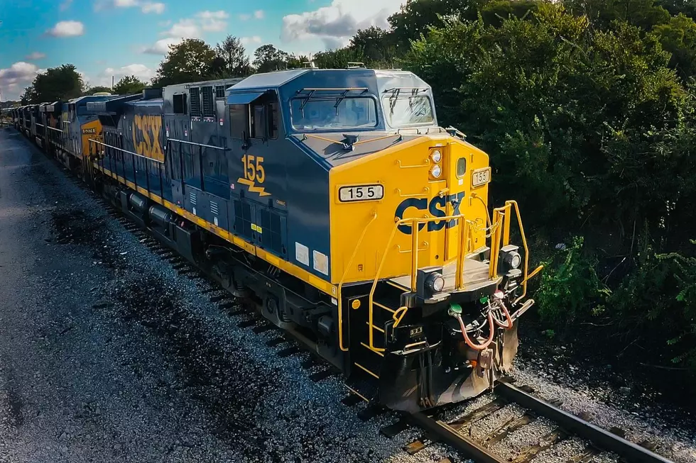 A Commemorative CSX Locomotive Was Spotted in Ulster County, New York