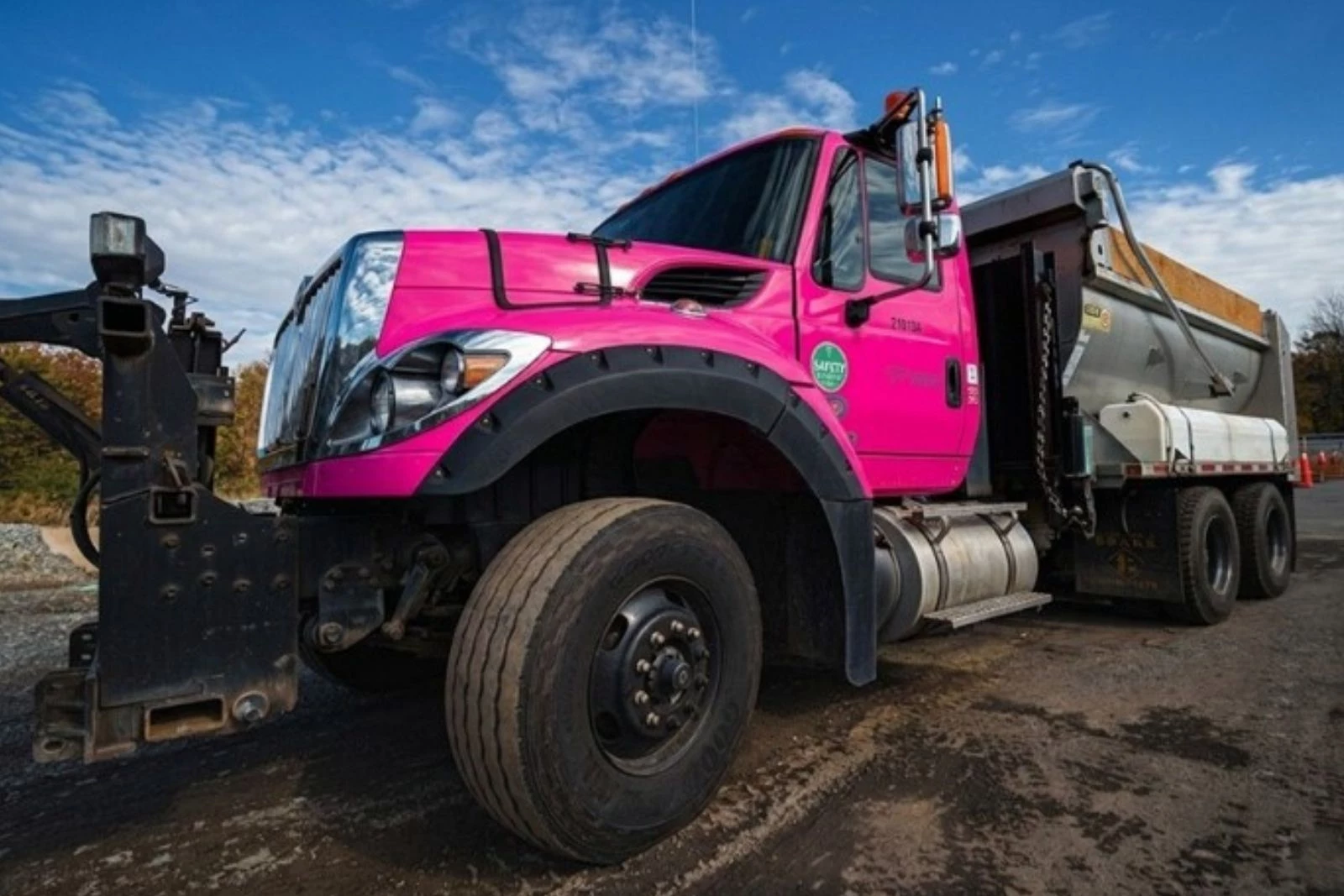 Could Safety Pink Vehicles Improve Road Awareness In New York?
