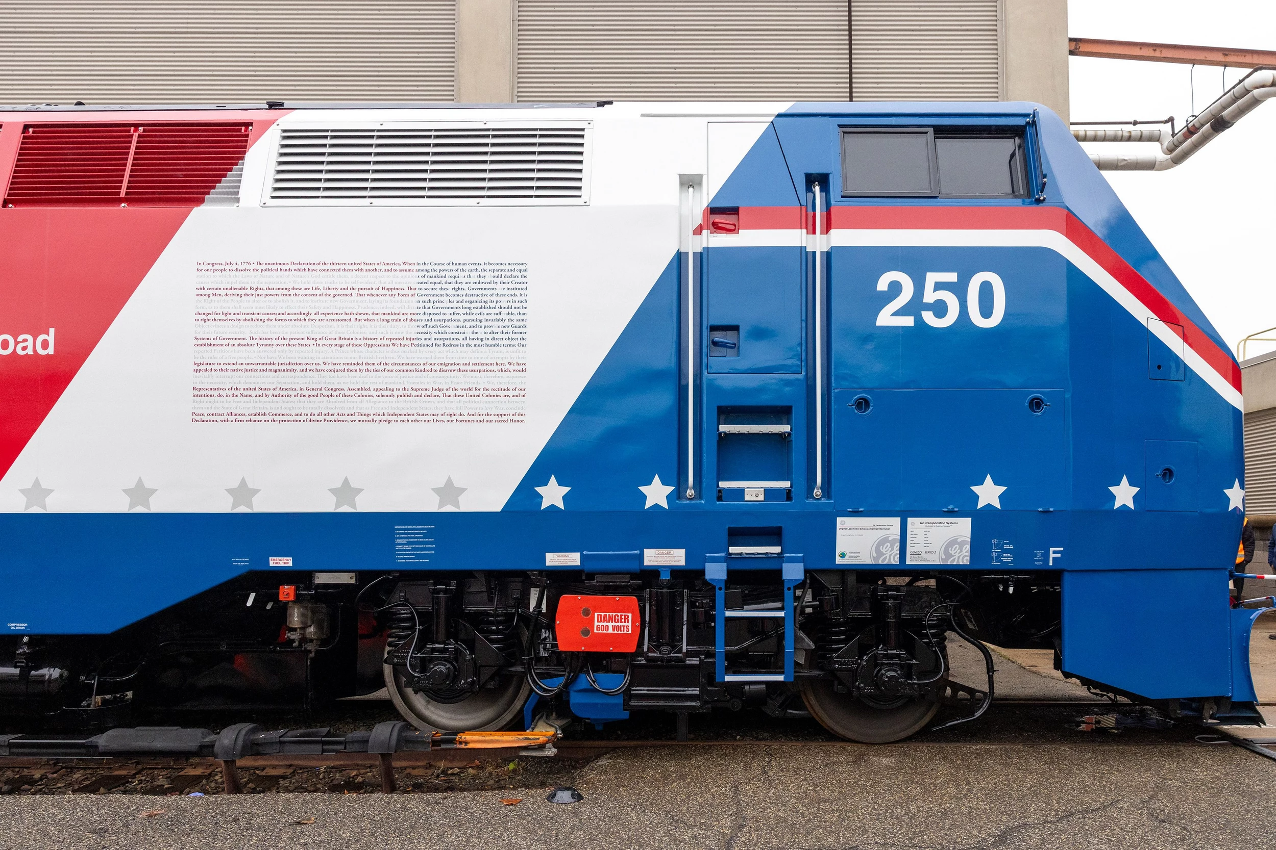 All Aboard! Metro-North Debuts Patriotic 'America 250' Locomotive