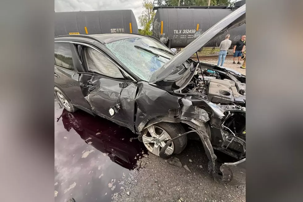 Train Slams Into Car at Upstate New York Railroad Crossing