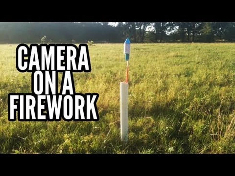 Video Camera Mounted On Firework