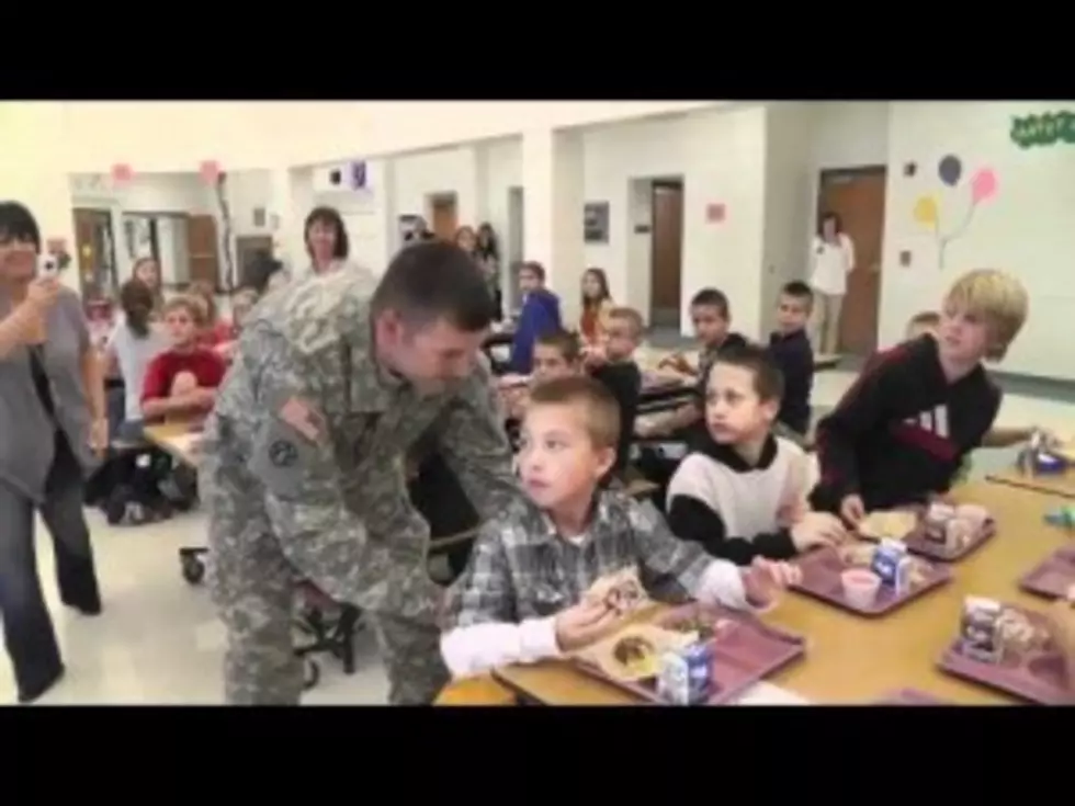 A Soldier And His Son &#8211; Surprise At School [Video]