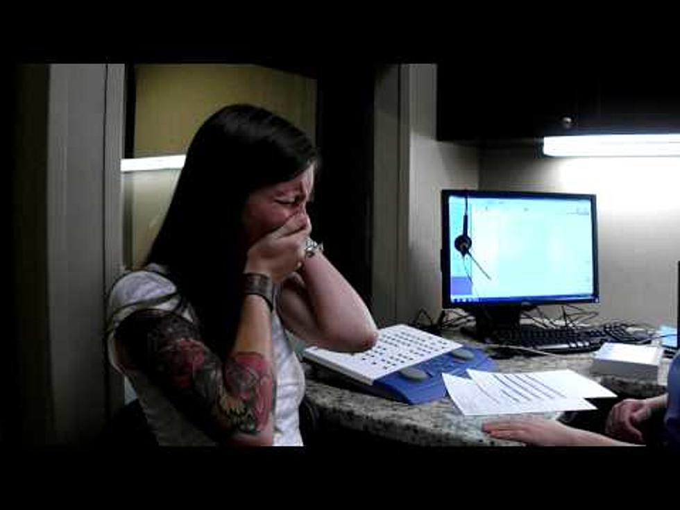 Deaf Woman Hears Her Own Voice For The First Time – Amazing [Video]