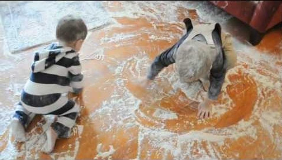 Kids Open A Five Pound Bag Of Flour In The Living Room! [Video]