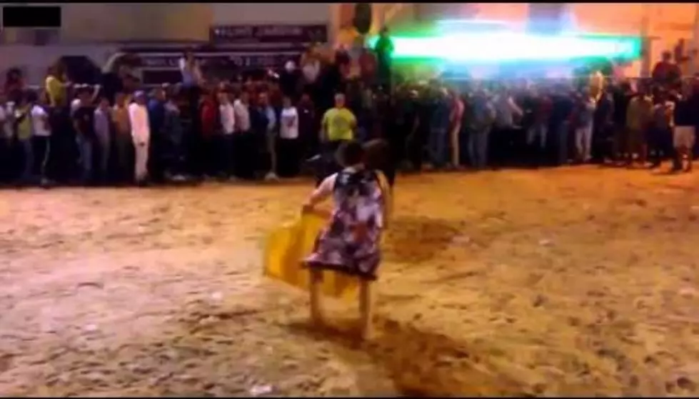 An Angry Bull Plus a Drunk Woman Equals Major Fail [Video]