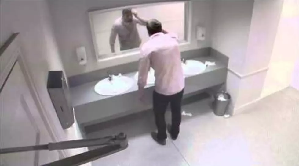 Serious Message for Drunk Driving Disguised as a Bathroom Mirror Prank &#8211; Effective or a Sick Joke?