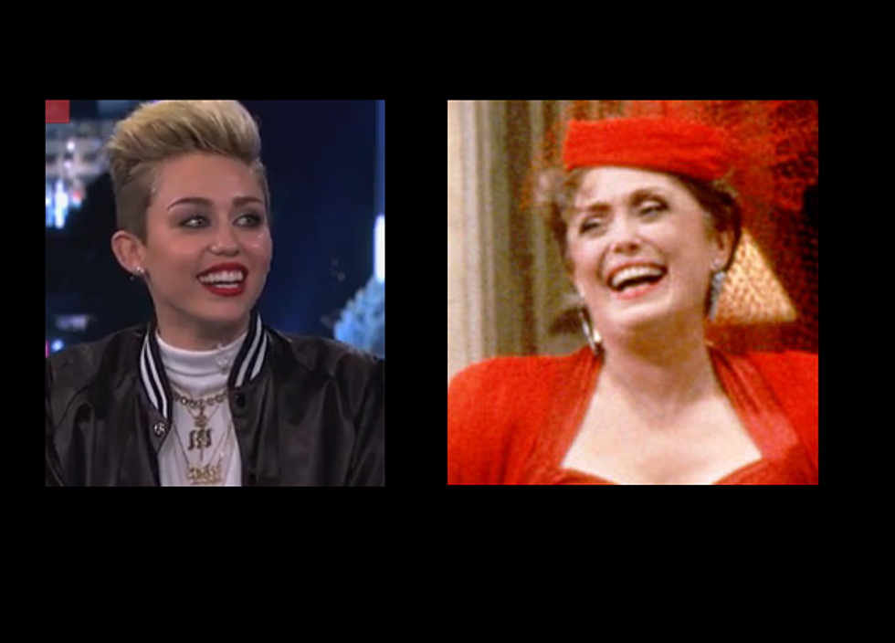Miley Cyrus Kind of Looks Like a Young Golden Girl