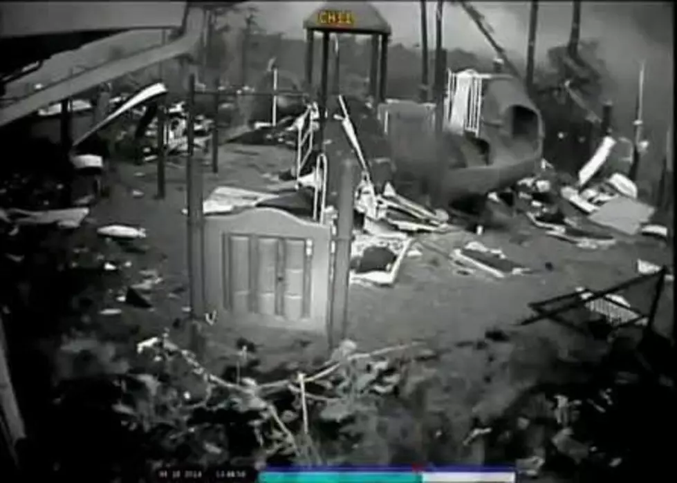 Security Camera Footage of a Tornado Taking Out a Playground Is Frightening
