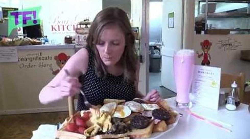 Watch A Petite Woman Eat An 8,000 Calorie, 7-Pound Breakfast – Why? Because She Can [Video]