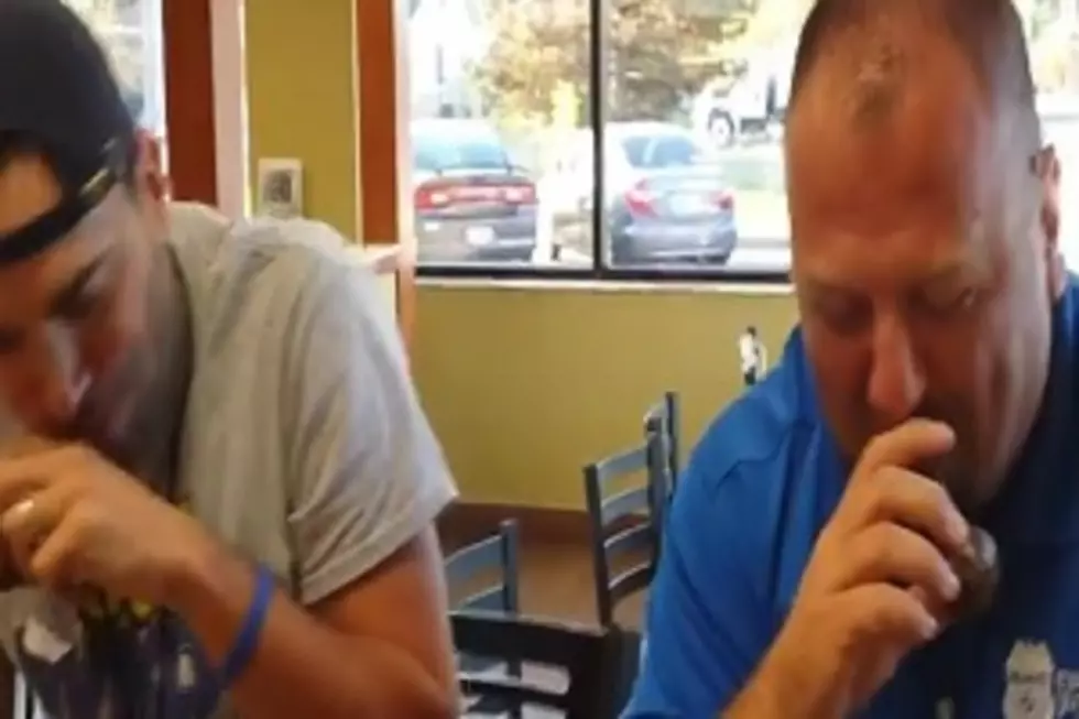 Dave Challenges EPD Poice Chief to Donut Ball Eating Contest [WATCH]