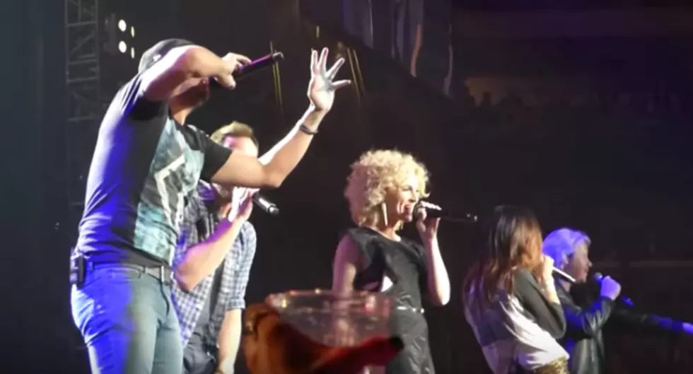 Luke Bryan Brings Little Big Town on Stage in Evansville for &#8216;Let&#8217;s Get It On&#8217; Cover