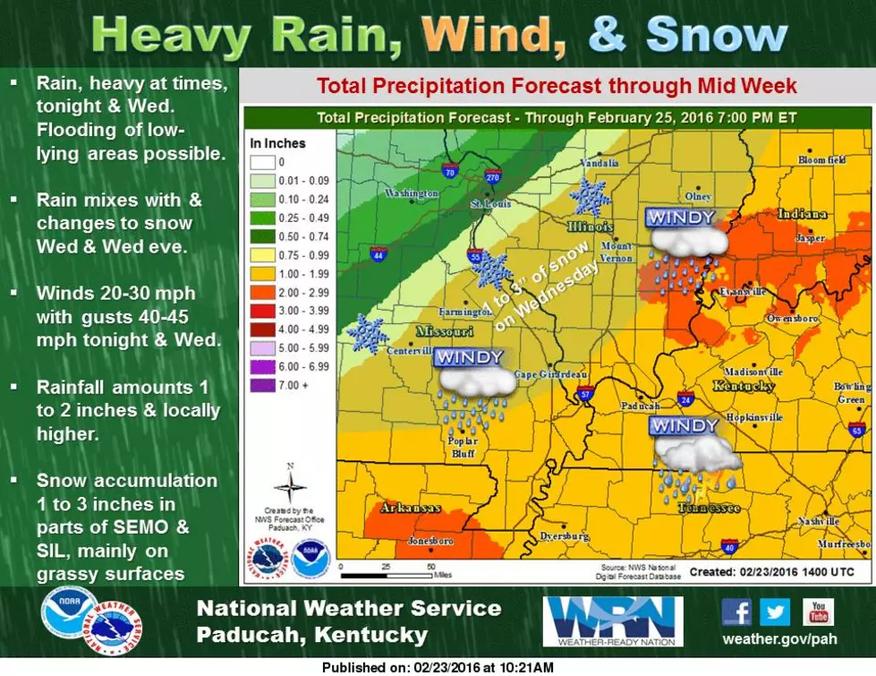 It’s Sunny Now but Winter Weather is Headed Our Way – Hazardous Weather Outlook for Feb 23, 2016