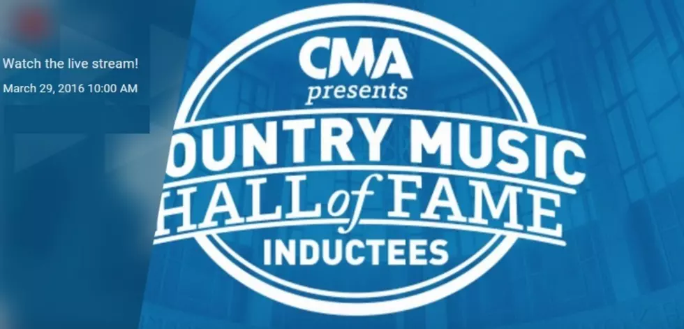 County Music Hall Of Fame Induction Streaming Live