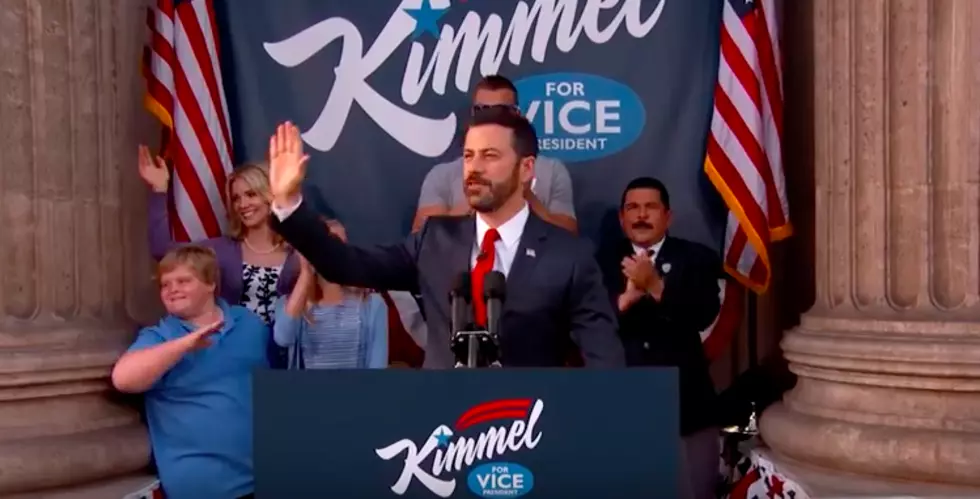 Jimmy Kimmel Makes Hilarious Run For Vice President [WATCH]