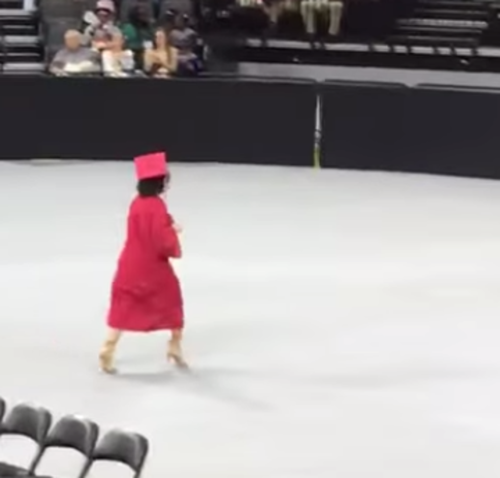 Girl Walks Out of High School Graduation, is it Disrespectful? [VIDEO]