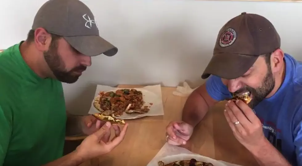 Two Hungry Men At Azzip Pizza [VIDEO]