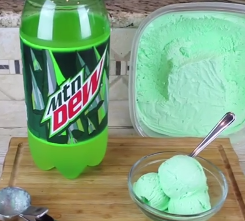 How to Make Mountain Dew Ice Cream! [VIDEO]