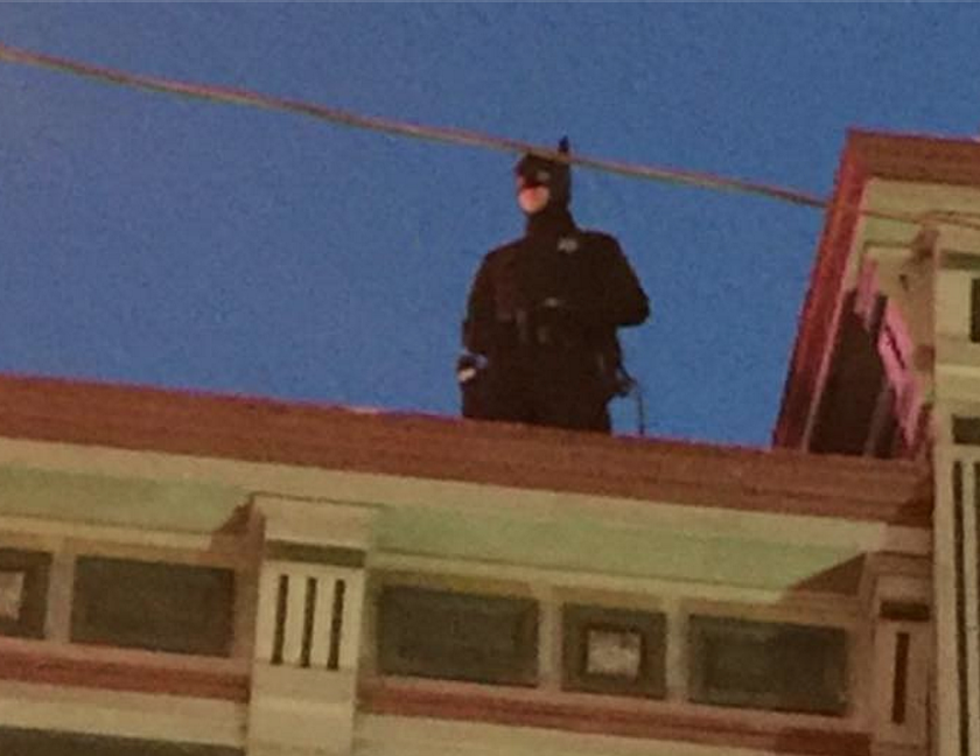 Batman was Spotted Protecting the Fall Festival!