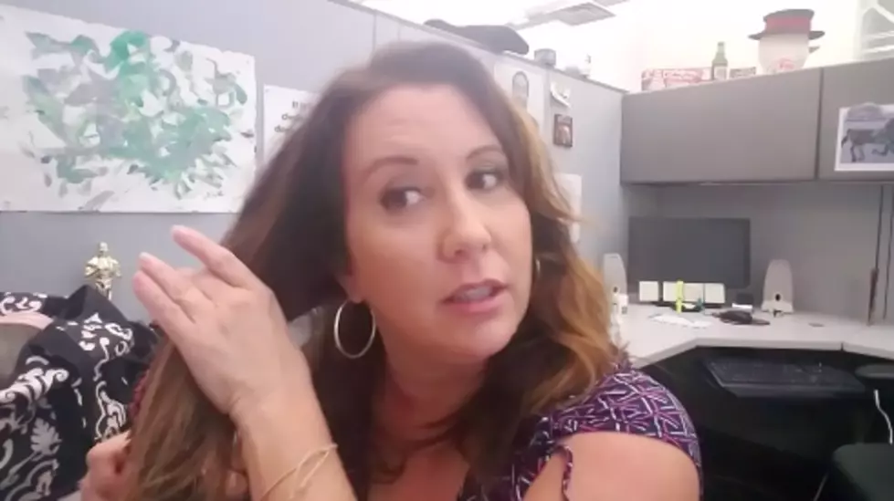 Leslie Puts The Straightening Brush to the Test [WATCH]