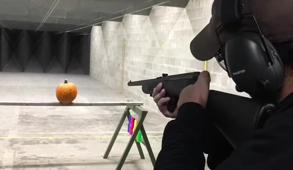 How To: Carve A Pumpkin Using A Gun! [VIDEO]