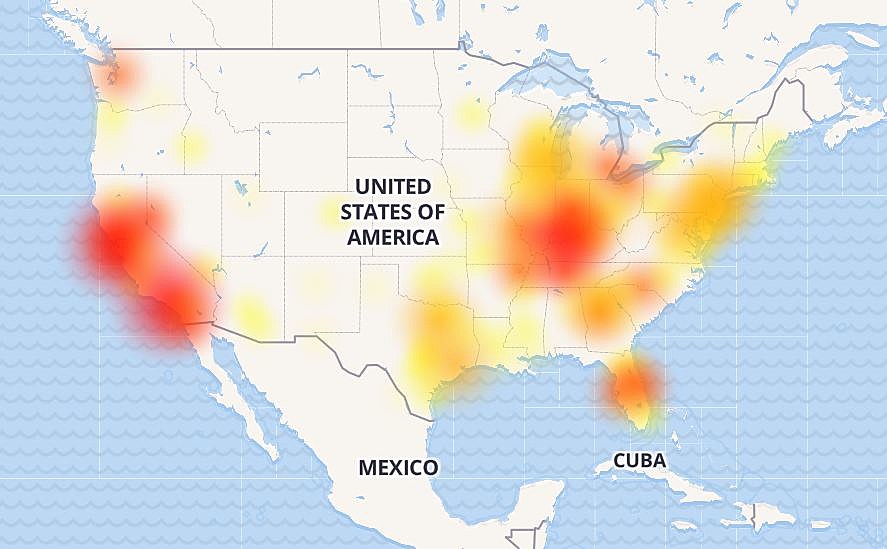 AT&T Experiencing Outages Today 2917