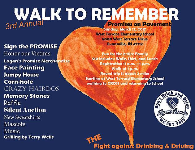 Logan&#8217;s Promise 3rd Annual Walk To Remember This Sunday