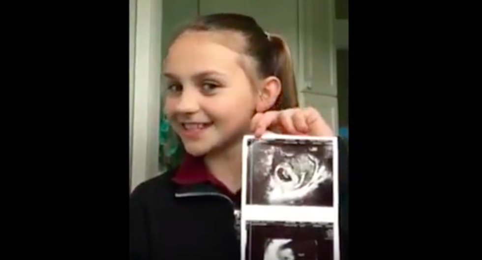 Evansville Girl Announcing She Will Be a Big Sis on Facebook Is Too Cute [WATCH]
