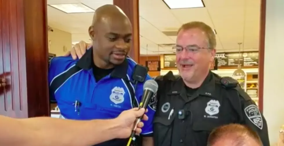 Evansville Police Officers Sing Happy Birthday to Police Chief
