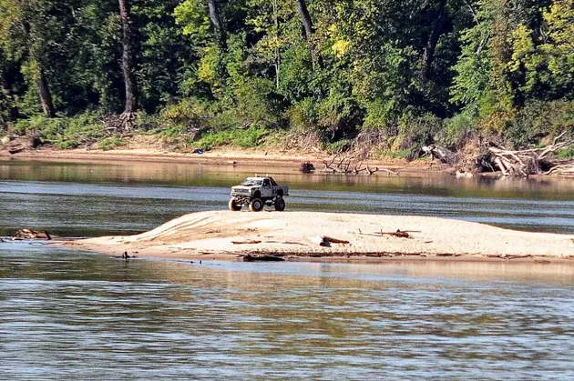 Truck Found Parked In Middle Of The Ohio River [VIDEO]
