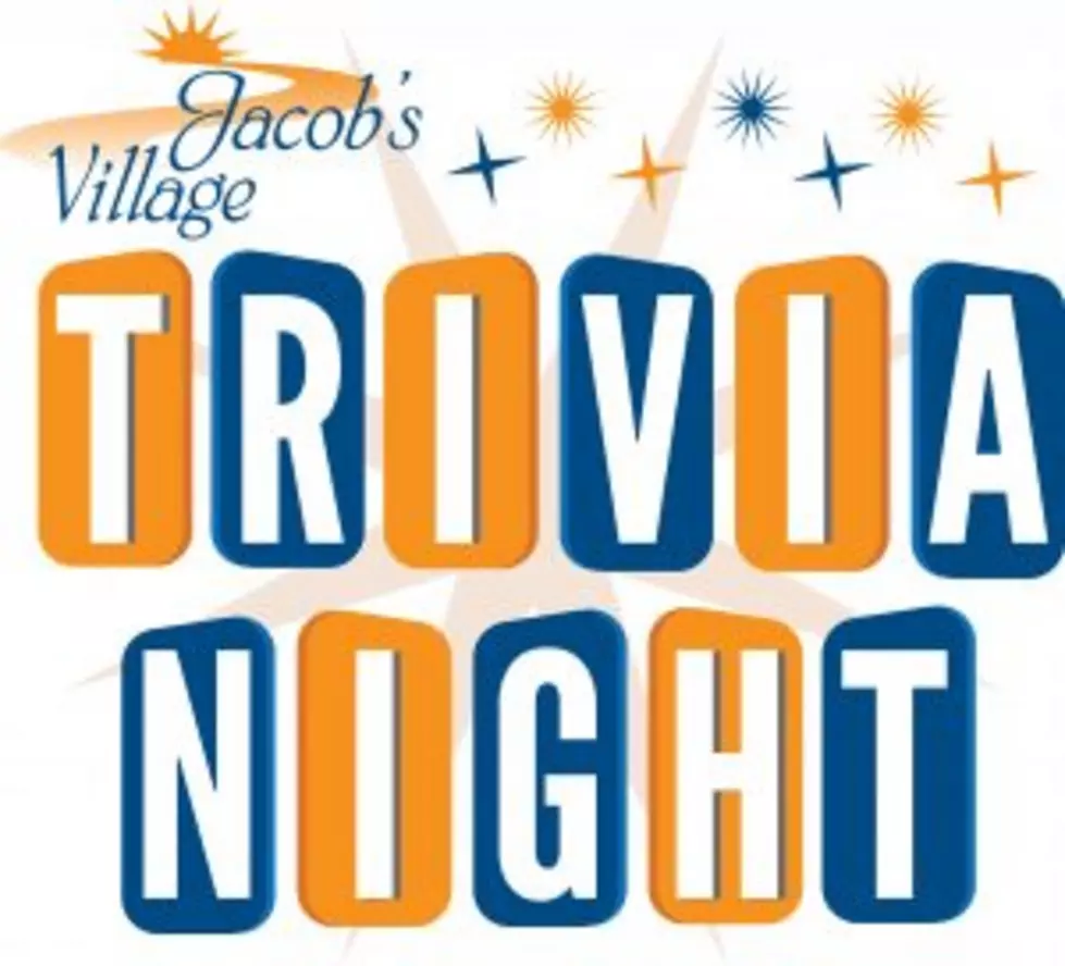 Jacob&#8217;s Village Trivia Night This Saturday!