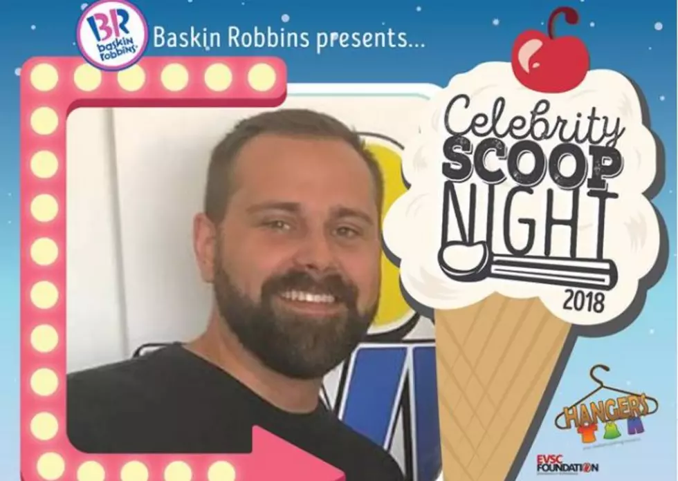 Travis Will Scoop Ice Cream To Raise Money For EVSC&#8217;s Hangers Program!