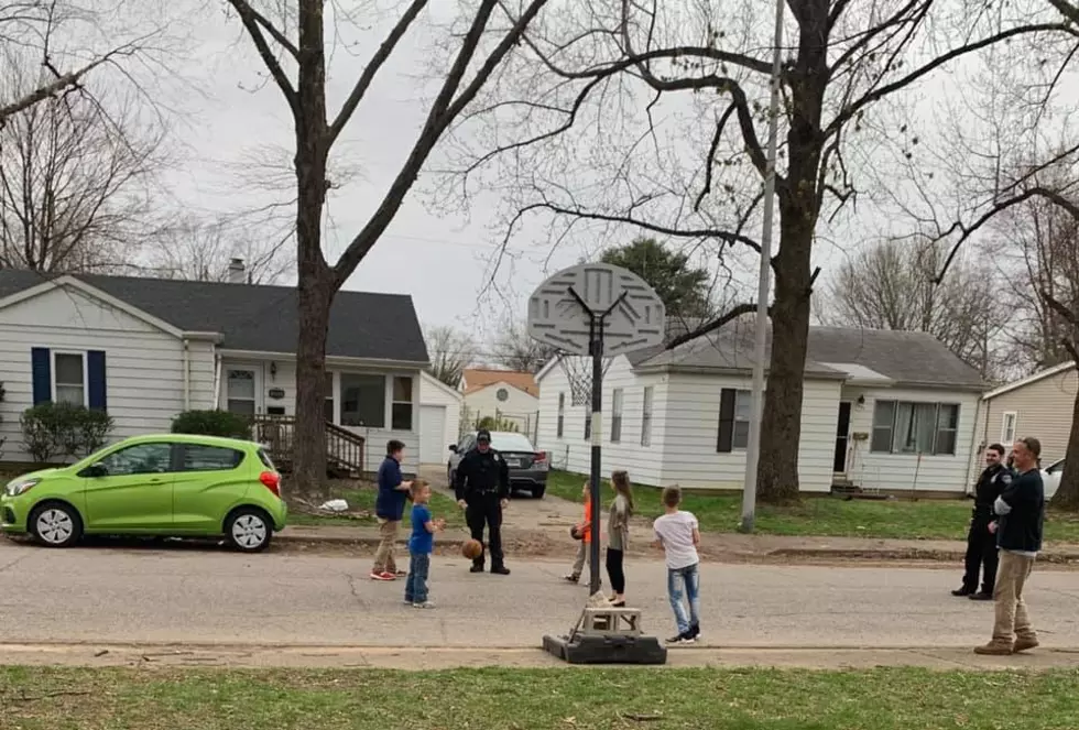 EPD Officers Stop To Play Basketball With Kids and Buy Them Chick-Fil-A