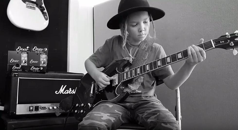 Nine Year Old Playing  &#8216;Tennessee Whiskey&#8217; On Guitar Will Blow Your Mind