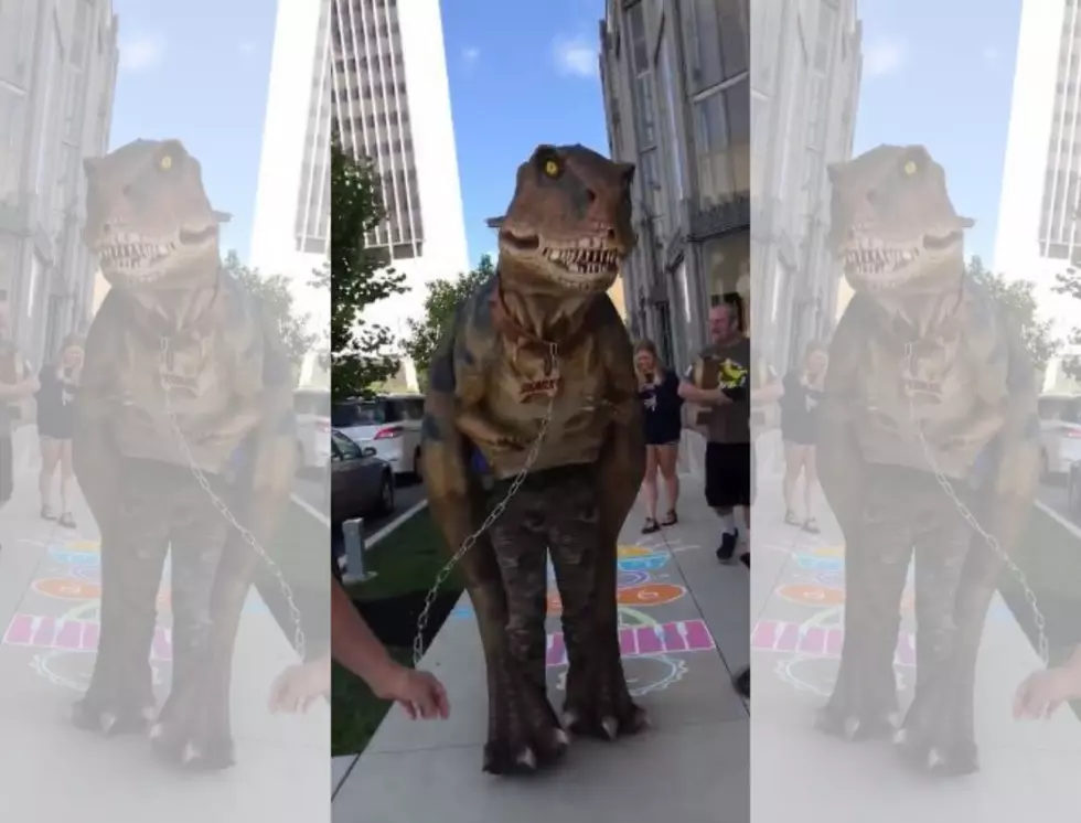 You Can Hang Out With A Tyrannosaurus Rex At Your Evansville Parties!