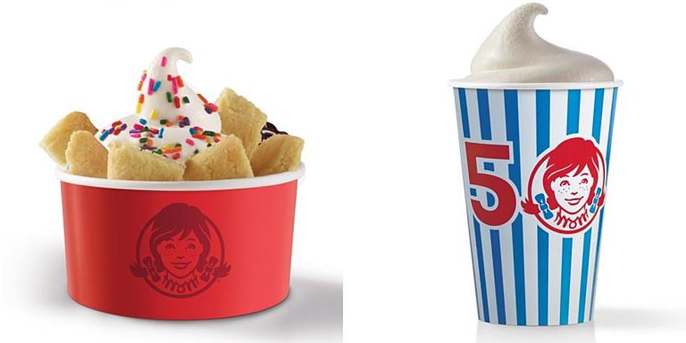 Wendy’s Is Selling A Birthday Cake Frosty and Cookie Sundae