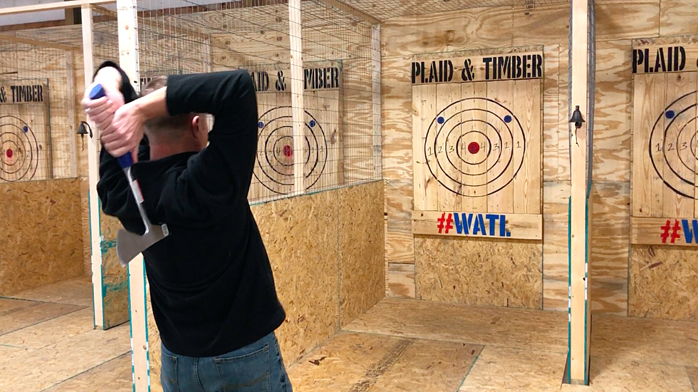Inside Evansville’s First Indoor Ax Throwing Range [VIDEO]