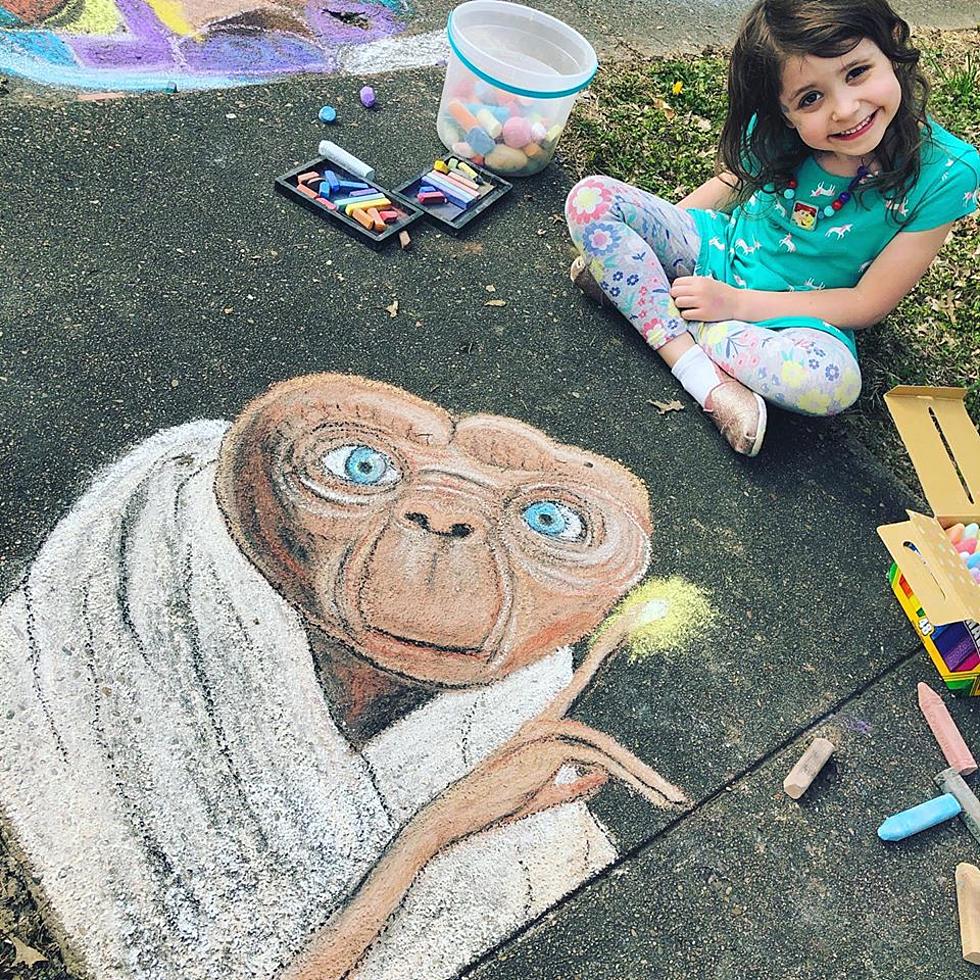 Newburgh Art Teacher Makes Incredible Chalk Sidewalk Drawings