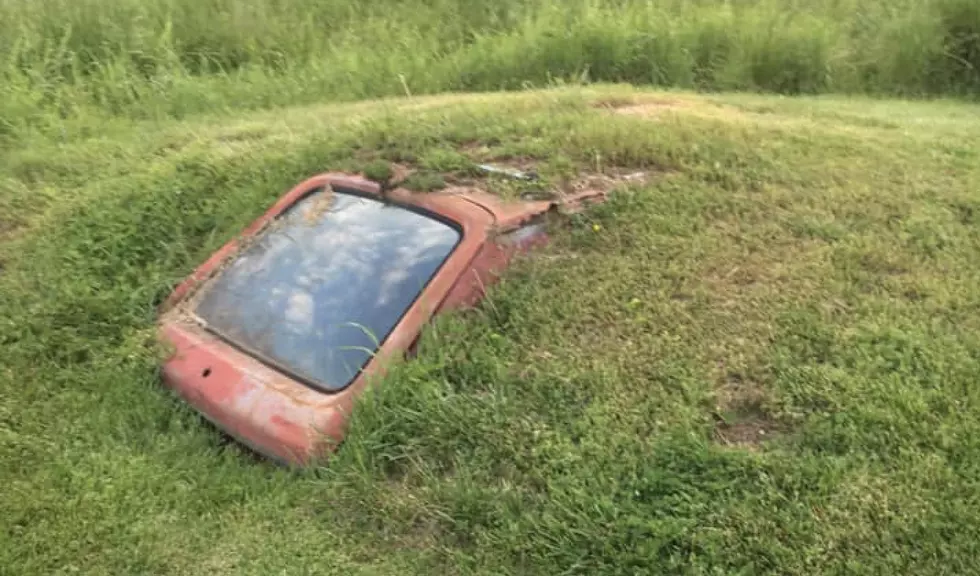What Is The Deal With This Buried Car In Kentucky?