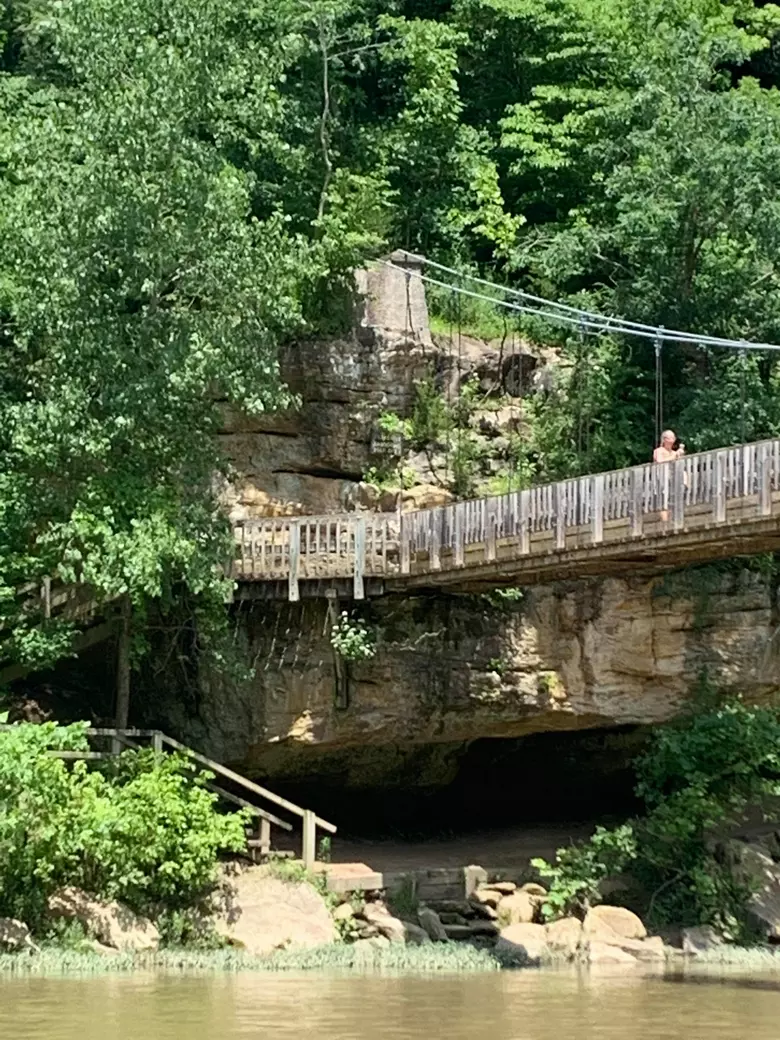 KY Lake Has A Hidden Grotto, Waterfall and Fun Way To Explore