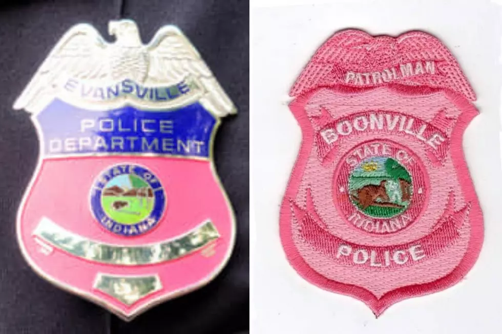 Boonville And Evansville Police Departments Selling Pink Badges For Cancer Awareness Month