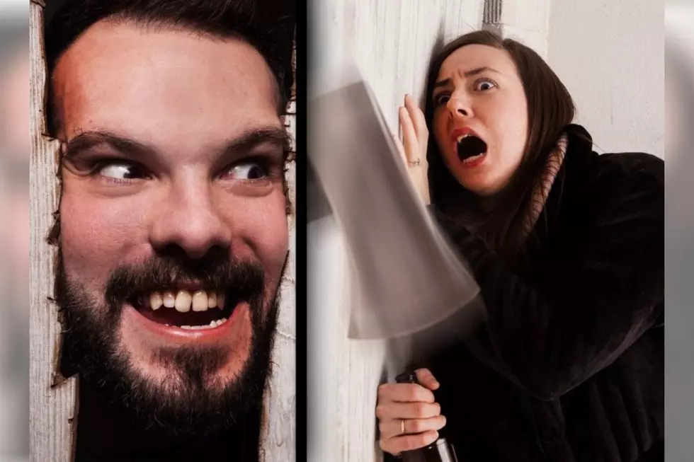 Indiana Couple Brings Horror Movie Posters To Life With Spooky Engagement Photos
