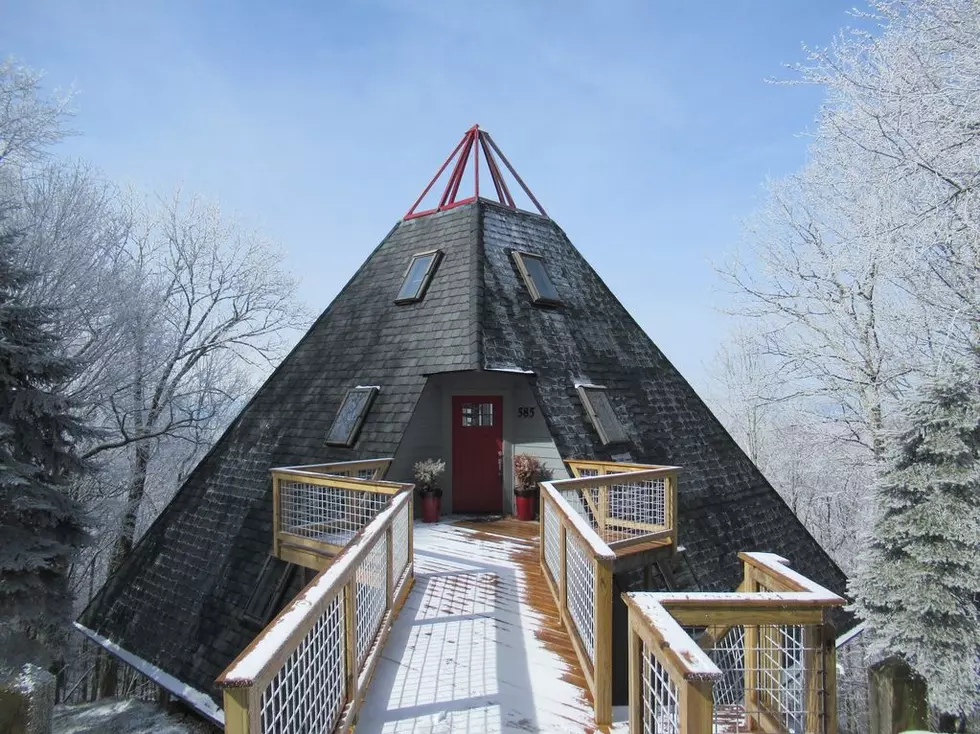 Spend The Night In This Pyramid Cabin Nestled Atop The Smoky Mountains
