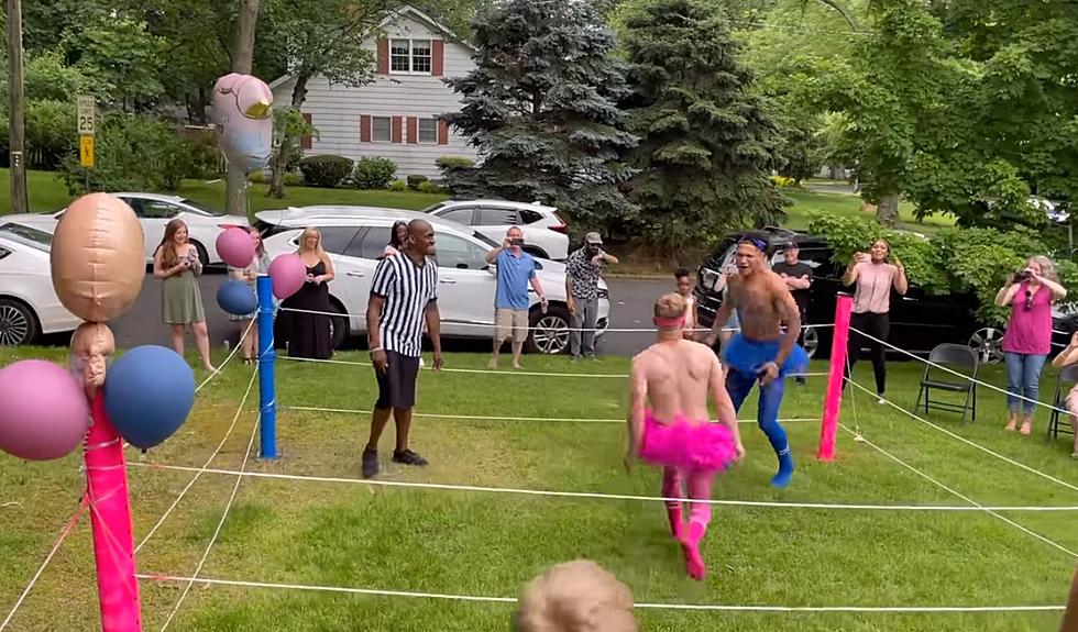 Check Out This Hilarious and Epic Wresting Themed Gender Reveal