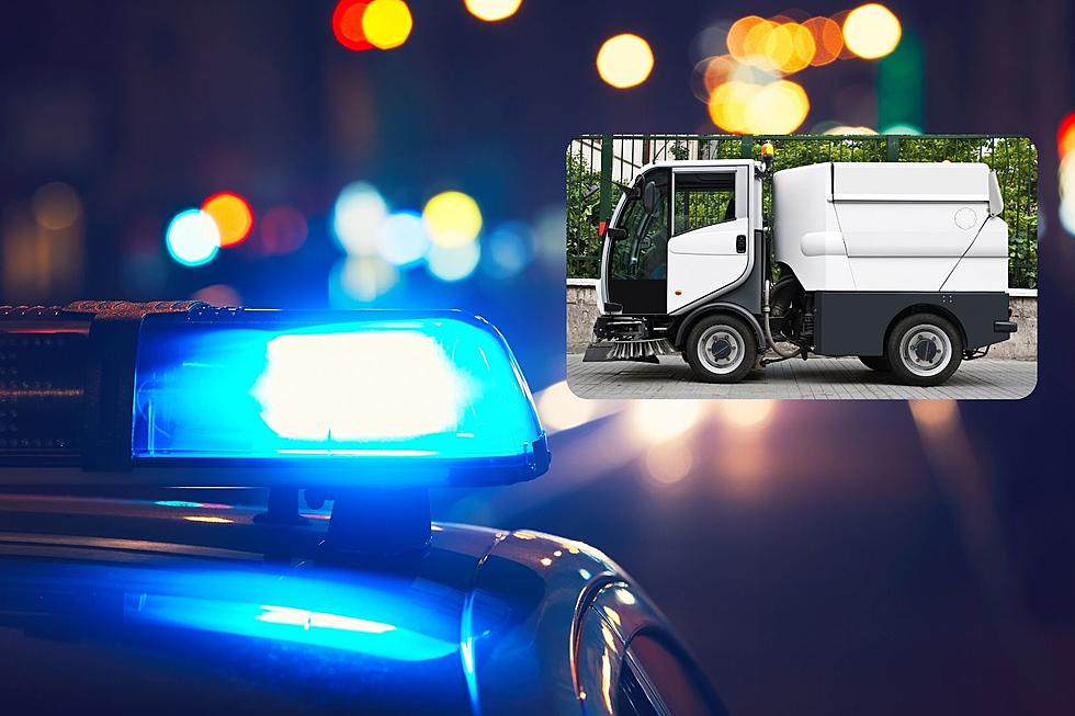 Stolen Street Sweeper Leads Police On A Slow Speed Chase In Indiana