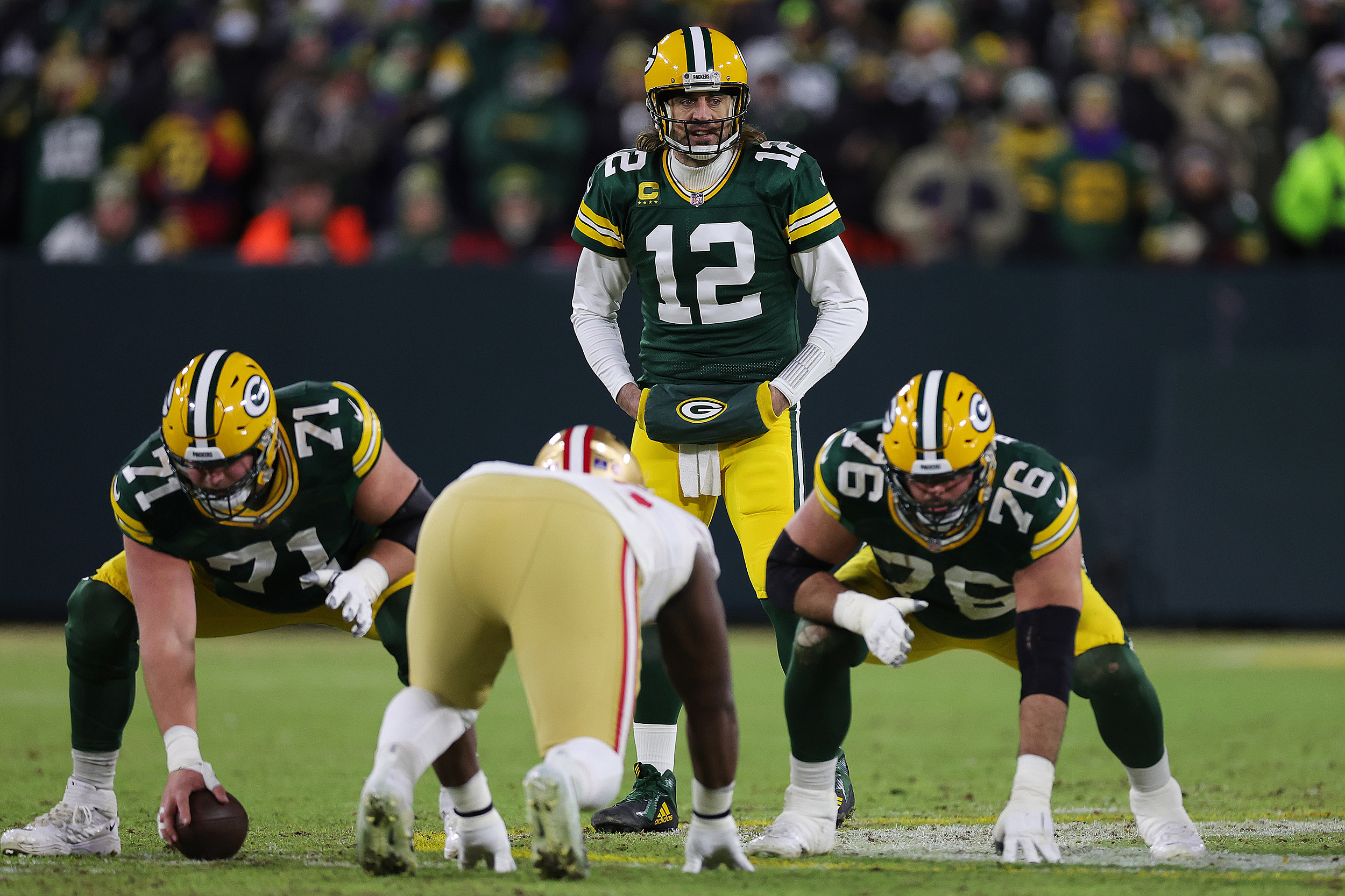 Packers vs. Cowboys: refs penalize Cowboys for barely touching Aaron  Rodgers 