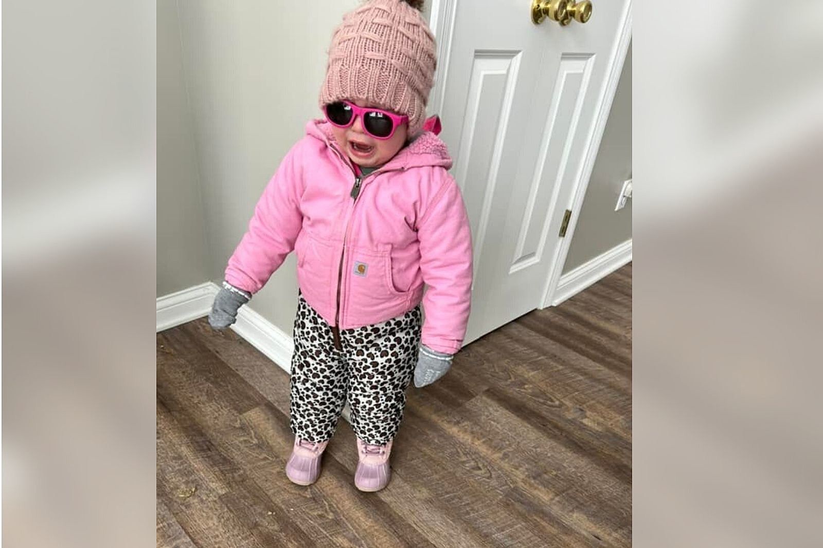 See Indiana Toddler's Hilarious Reaction To Winter Weather