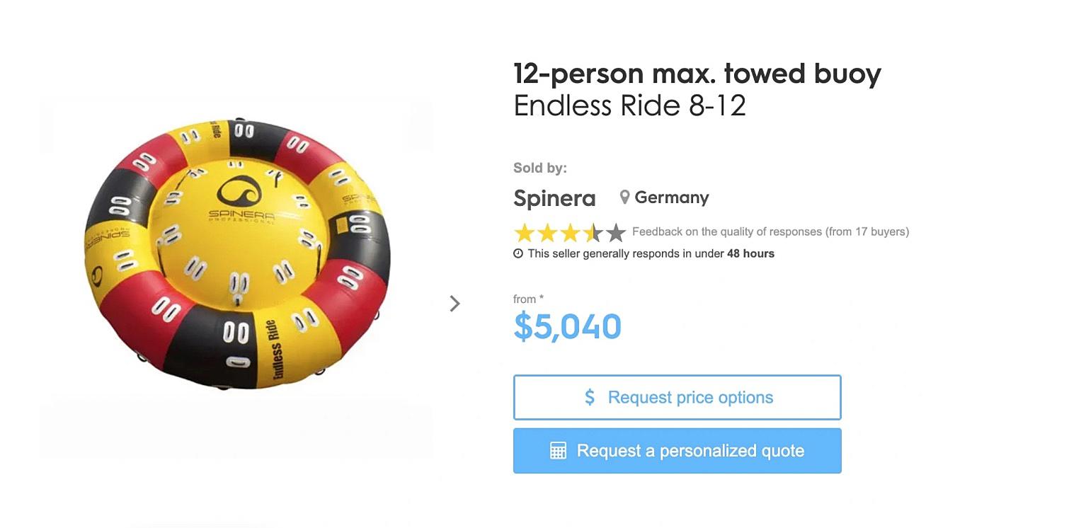 Look Lake Lovers - A Massive Spinning Roulette Wheel Tubing Raft